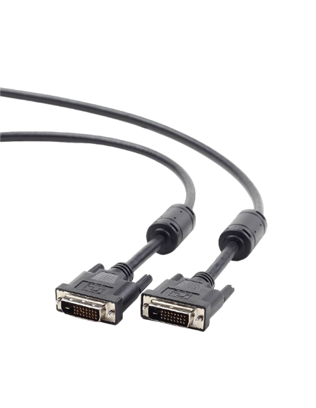 Видеокабель Cablexpert CC-DVI2-BK-10, DVI-D (M) - DVI-D (M), 3м, Чёрный