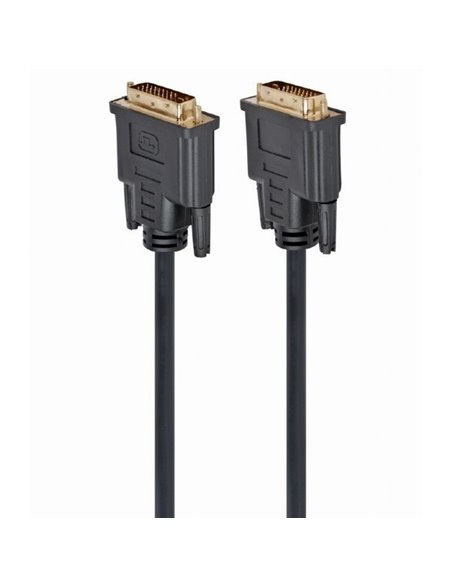 Cablu Video Cablexpert CC-DVI2-BK-10, DVI-D (M) - DVI-D (M), 3m, Negru