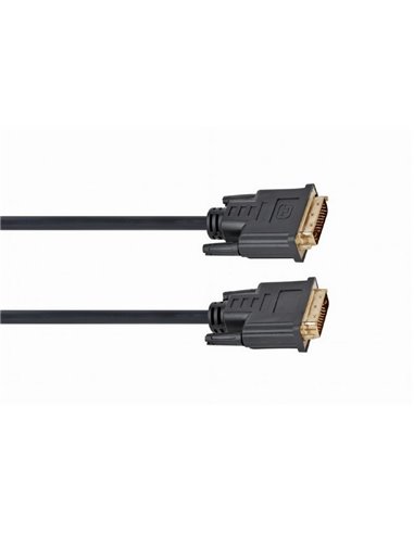 Cablu Video Cablexpert CC-DVI2-BK-10, DVI-D (M) - DVI-D (M), 3m, Negru