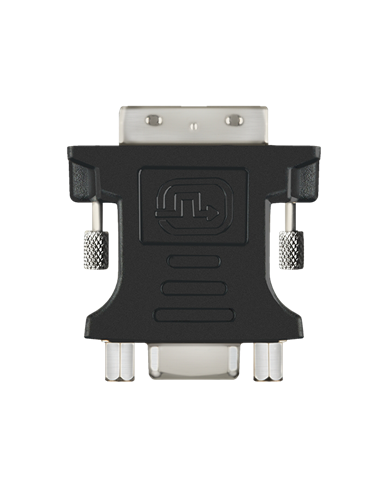 Видеоадаптер SVEN SV-015534, DVI-I (M) - VGA D-Sub (F), Чёрный