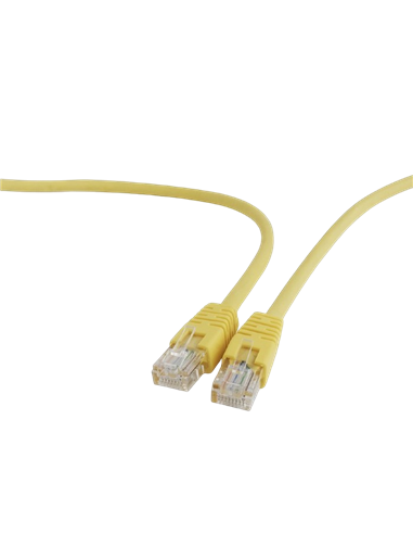 Патч-корд Cablexpert PP12-1.5M/Y, CAT5e UTP, 1,5м, Жёлтый