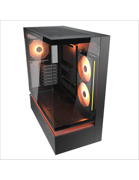 Carcasă PC Cougar CFV 235, Midi-Tower, Fără PSU, Negru