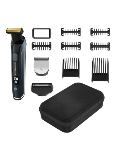 Trimmer pentru bărbați Rowenta TN6204E0, Negru | Albastru