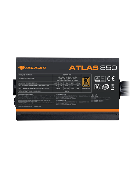 Sursă Alimentare PC Cougar Power Atlas 650, 650W, ATX, Nemodular