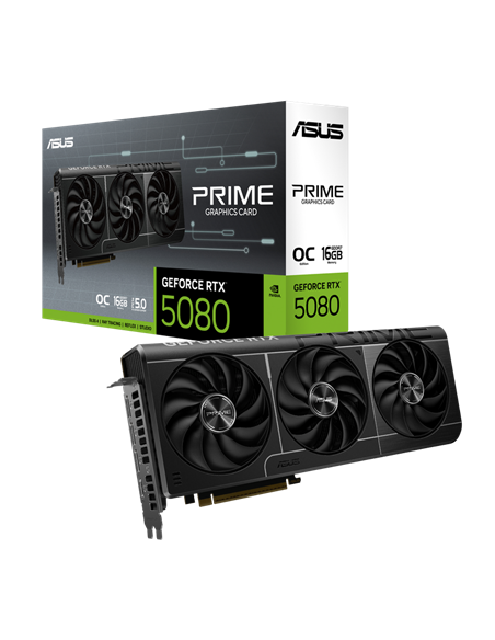 Placă Video ASUS Prime OC RTX5080, 16GB GDDR7 256bit