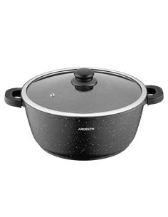 Кастрюля Ardesto AR2426GE, 6,4л, 28см, Чёрный