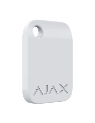 Cheia de securitate fără contact Ajax Tag, Alb