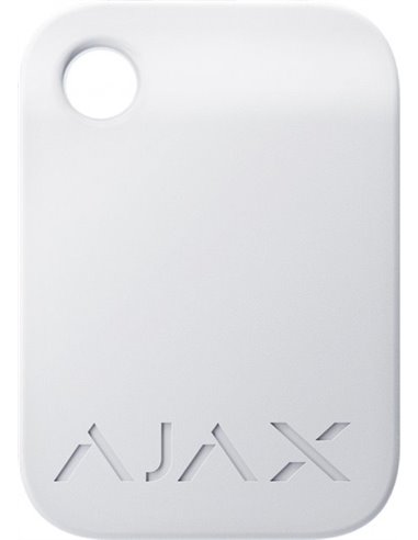Cheia de securitate fără contact Ajax Tag, Alb