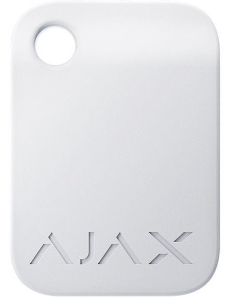 Cheia de securitate fără contact Ajax Tag, Alb