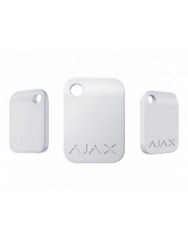 Cheia de securitate fără contact Ajax Tag, Alb
