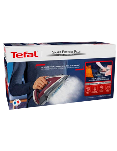 Fier de călcat Tefal FV6870E0, 2800 W, Bordo