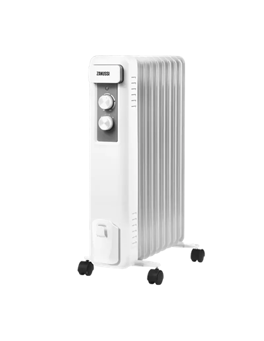 Radiator de ulei Zanussi ZOH/CS-09W, 2000W, Alb