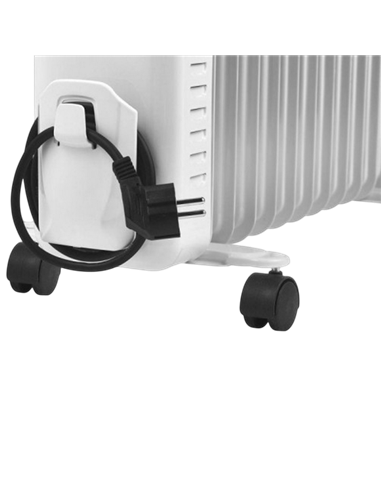 Radiator de ulei Zanussi ZOH/CS-09W, 2000W, Alb