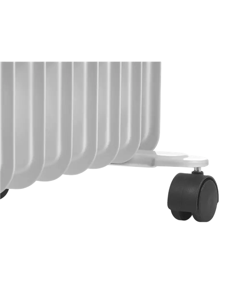 Radiator de ulei Zanussi ZOH/CS-09W, 2000W, Alb