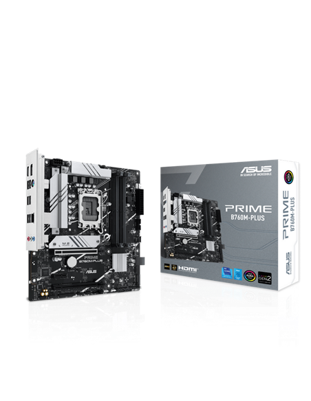 Материнская плата ASUS PRIME B760M-PLUS, LGA1700, Intel B760, Micro-ATX