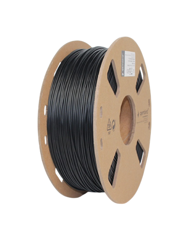 Нить для 3D-принтера Gembird 3DP-PLA-FL-01-BK, PLA, Черный, 1.75 мм, 1кг