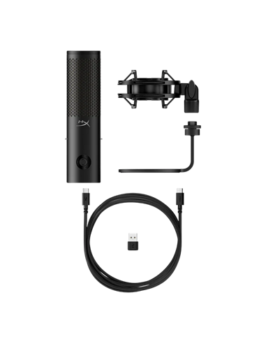 Microfon Gaming HyperX QuadCast 2S, Cu fir, Negru