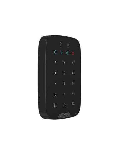 Беспроводная сенсорная клавиатура Ajax KeyPad Plus, Чёрный