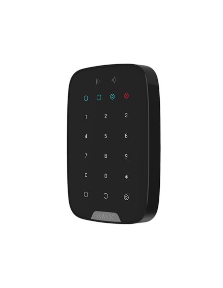 Беспроводная сенсорная клавиатура Ajax KeyPad Plus, Чёрный