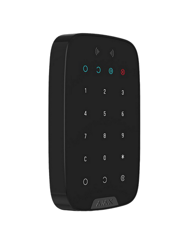 Беспроводная сенсорная клавиатура Ajax KeyPad Plus, Чёрный