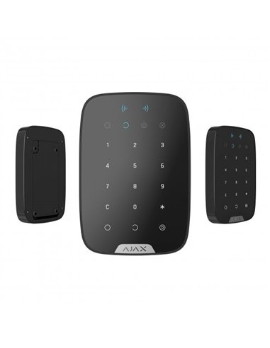Беспроводная сенсорная клавиатура Ajax KeyPad Plus, Чёрный