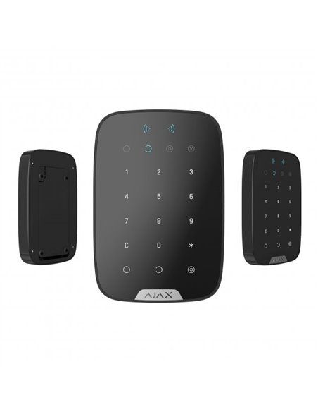 Беспроводная сенсорная клавиатура Ajax KeyPad Plus, Чёрный
