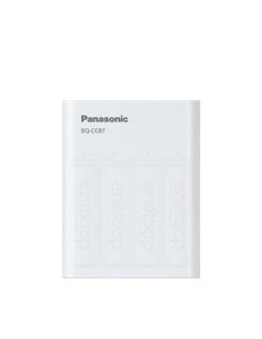 Încărcător Acumulatori Panasonic BQ-CC87USB, Alb 2