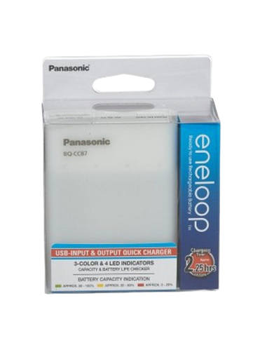 Зарядное устройство Panasonic BQ-CC87USB, Белый