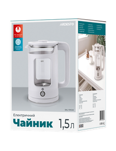 Электрочайник Ardesto EKL-T31GW, Белый 2