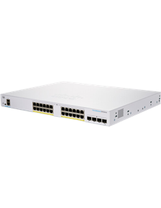 Switch de rețea Cisco CBS250-24FP-4G, 24x 10/100/1000 Mbps