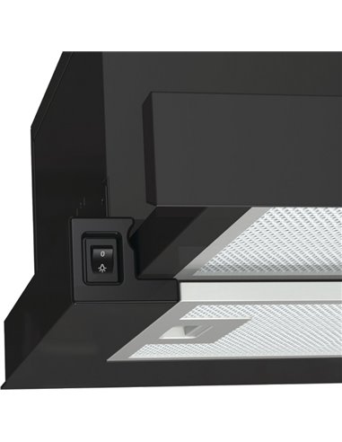 Hota încorporabilă Gorenje TH 60E3 B, Negru