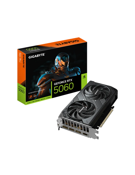 Видеокарта Gigabyte GV-N5060WF2MAX OC-8GD, 8GB GDDR7 128бит