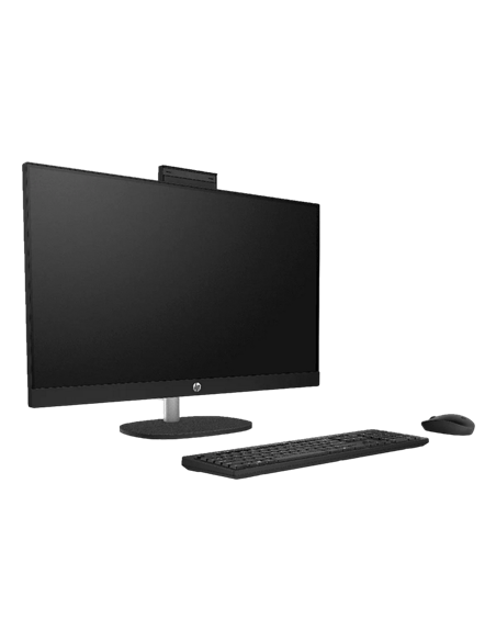 Computer All-in-One HP 27-cr0044ci, 27", Intel Core i5-1335U, 16GB/512GB, FreeDOS, Negru