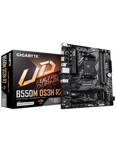 Placă de bază Gigabyte B550M DS3H R2, AM4, AMD B550, Micro-ATX