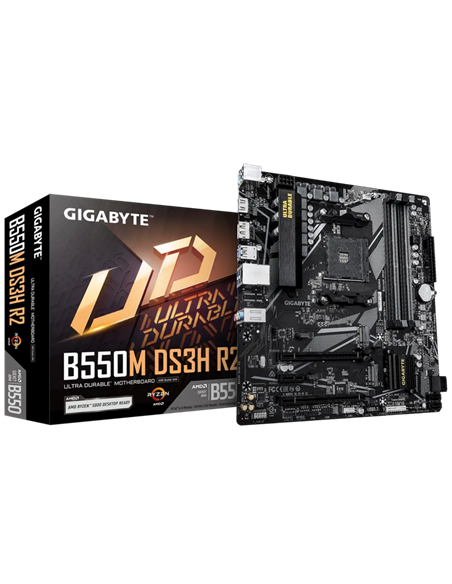 Материнская плата Gigabyte B550M DS3H R2, AM4, AMD B550, Micro-ATX