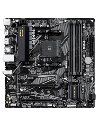 Материнская плата Gigabyte B550M DS3H R2, AM4, AMD B550, Micro-ATX