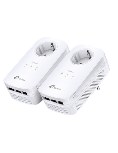 Адаптер Powerline TP-LINK TL-PA8030P KIT, AV1300, 1300 Mбит/c, Белый