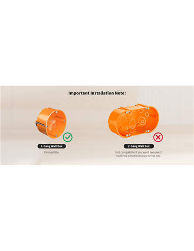 Умный выключатель AQARA Display Switch V1 (С нейиралью), Белый