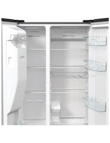 Frigider Hisense RS5P535NTCE, Oțel inoxidabil