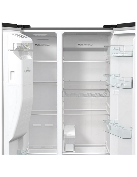 Frigider Hisense RS5P535NTCE, Oțel inoxidabil