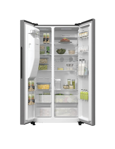 Frigider Hisense RS5P535NTCE, Oțel inoxidabil