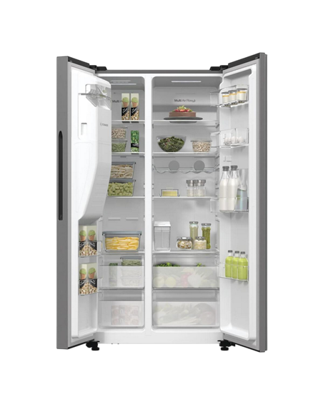 Frigider Hisense RS5P535NTCE, Oțel inoxidabil