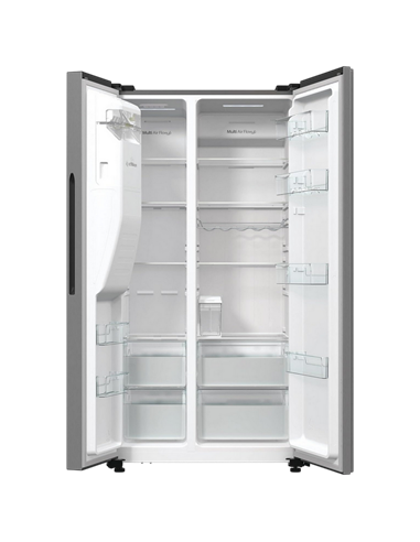 Frigider Hisense RS5P535NTCE, Oțel inoxidabil