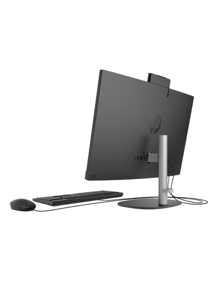 Computer All-in-One HP ProOne 245 G10, 23,8", AMD Ryzen 3 7320U, 8GB/512GB, FreeDOS, Negru