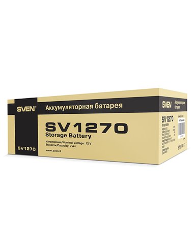 Acumulator UPS SVEN SV-0222007, 12V, 7А•h