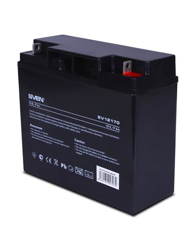 Аккумулятор для резервного питания SVEN SV12170, 12В 17А*ч