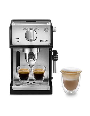 Кофеварка рожковая DeLonghi ECP35.31, 1100Вт, Чёрный