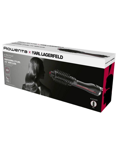 Фен-щётка Rowenta Karl Lagerfeld K/Pro Stylist CF961LF0, 750 Вт, Чёрный
