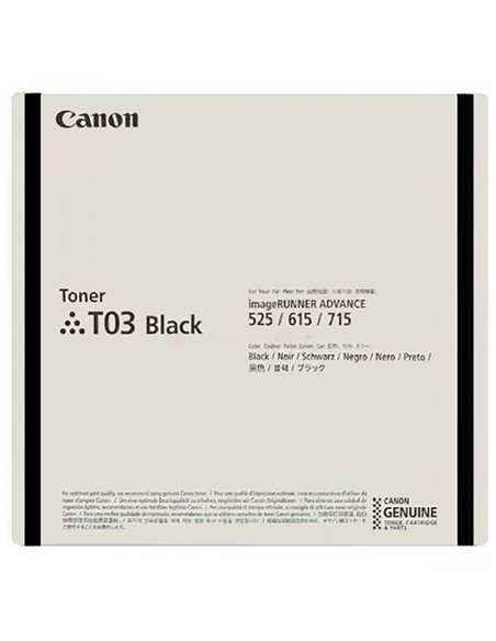 Cartuș pentru imprimantă Canon T03 (2725C001), Negru