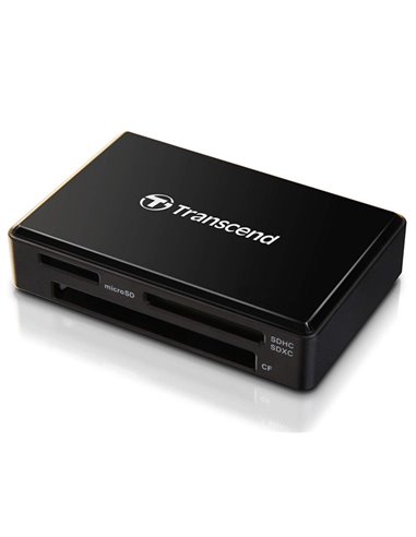 Cititor de carduri Transcend TS-RDF8, micro-USB, USB Type-A, Negru